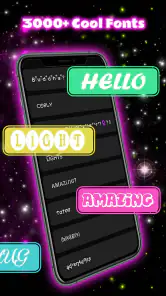 Teclado Neon Love screenshot
