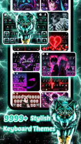 Teclado Thunder Neon Wolf screenshot