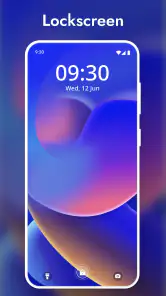 Tela de bloqueio OS 17 screenshot