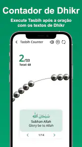 Tempo de oração, Azan e Qibla screenshot