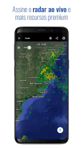 Tempo e relógio transparente screenshot