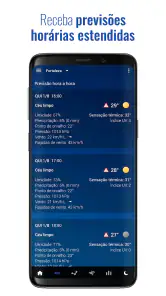 Tempo e relógio transparente screenshot