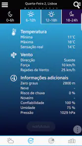 Tempo em Portugal screenshot