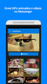 Tenor GIF Keyboard screenshot