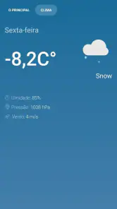 Termômetro interno screenshot