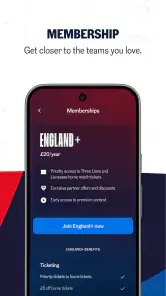The Official England App screenshot