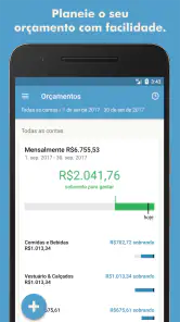 Toshl Finanças - orçamento screenshot