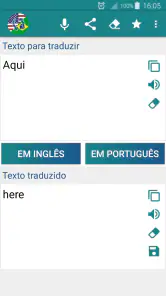 Tradutor Inglês Português screenshot