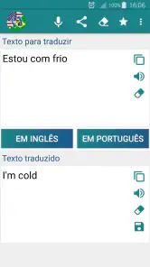 Tradutor Inglês Português screenshot