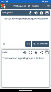 Tradutor Português Italiano screenshot
