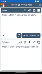 Tradutor Português Italiano screenshot