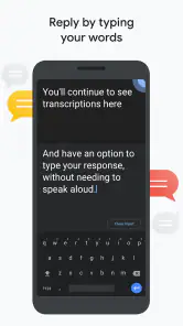 Transcrição instantânea screenshot