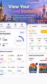 Travelog: Países Visitados screenshot