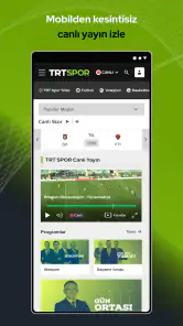 TRT Spor – Canlı Maç ve Haber screenshot