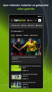 TRT Spor – Canlı Maç ve Haber screenshot