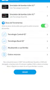 t:simulator™ App screenshot
