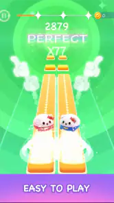 Two Cats - Cute Piano Tiles screenshot