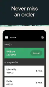 Uber Eats para restaurantes screenshot