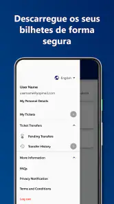 UEFA Mobile Tickets screenshot