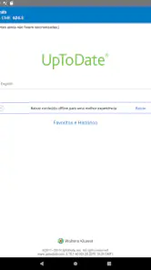 UpToDate screenshot