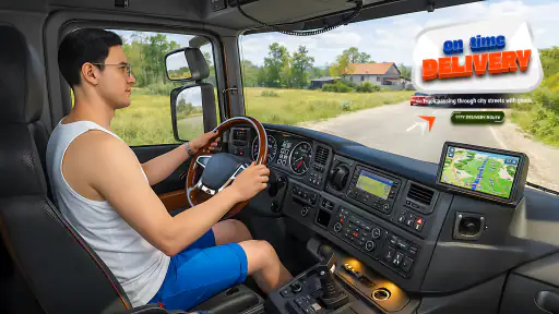 US Cargo Truck: Real Truck Sim screenshot