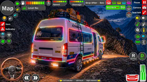 Van Driving Dubai Van Game screenshot