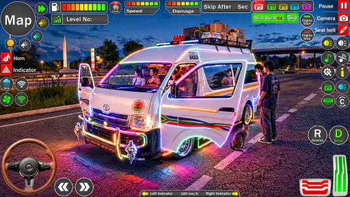 Van Driving Dubai Van Game screenshot