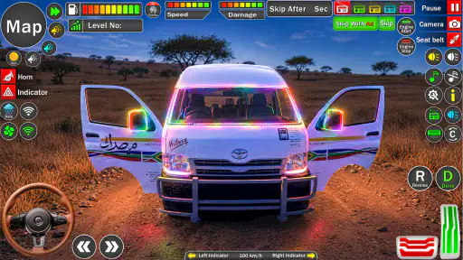 Van Driving Dubai Van Game screenshot