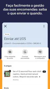 Vender na Etsy: a sua loja screenshot