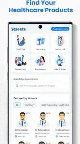 Vezeeta - Doctors & Pharmacy screenshot