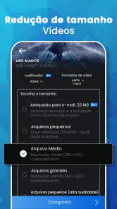 Vídeo Compressor e Compacta screenshot