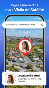 Vista da rua: Navegação GPS screenshot