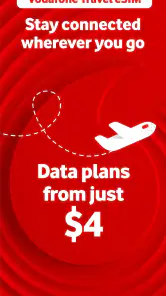 Vodafone Travel screenshot