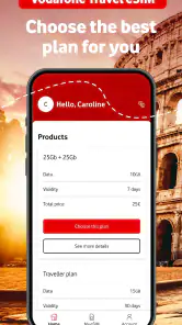 Vodafone Travel screenshot