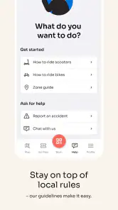 Voi – e-scooter & e-bike hire screenshot