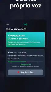 Voices AI: Modificador de Voz screenshot