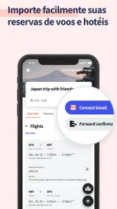 Wanderlog Organizador viagens screenshot