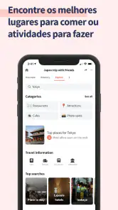 Wanderlog Organizador viagens screenshot