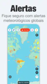 Weathernews Previsão do tempo screenshot
