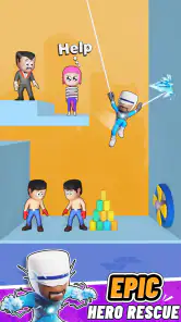 Web Flip Hero: Swing & Hit screenshot