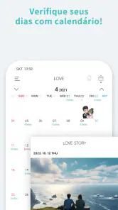 Widget casal : Amor Contagem screenshot