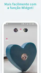 Widget casal : Amor Contagem screenshot