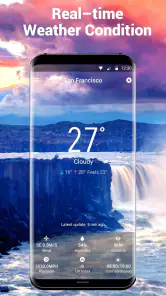 Widget de previsão do tempo screenshot