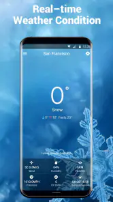 Widget de previsão do tempo screenshot