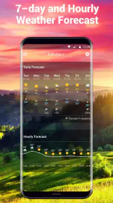 Widget de previsão do tempo screenshot