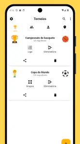 Winner - Gerenciar torneios screenshot