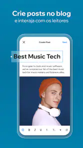 Wix - Criar site já! screenshot