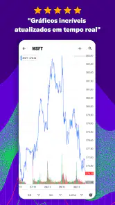 Yahoo Finanças screenshot