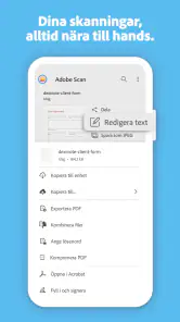 Adobe Scan: PDF scanner & OCR screenshot