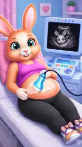 Baby shower med kanintema screenshot